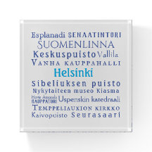 Helsínquia Landmarks Paperweight