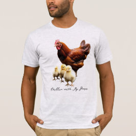 Hen com Pintinhos T-shirt