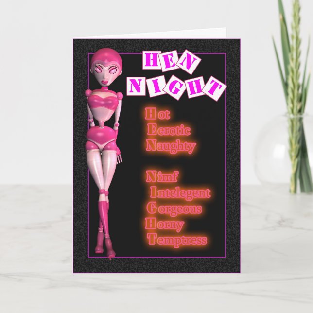 Hen Night Convite de festas Girls (Frente)