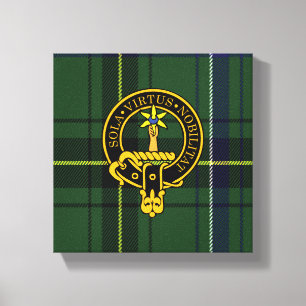 Henderson Scottish Crest e Tartan Canvas