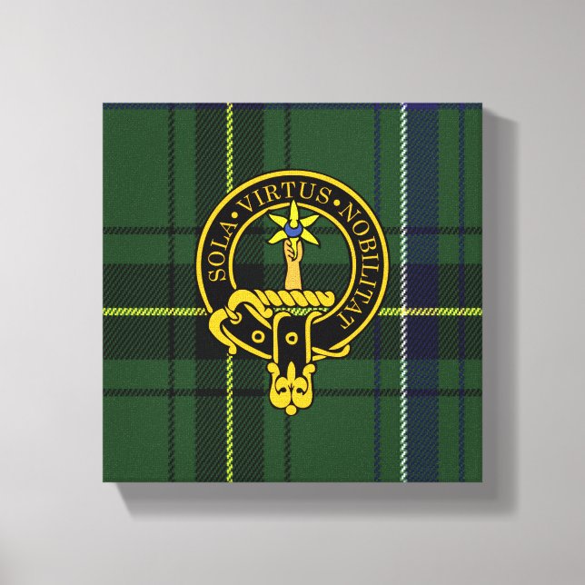 Henderson Scottish Crest e Tartan Canvas (Frente)