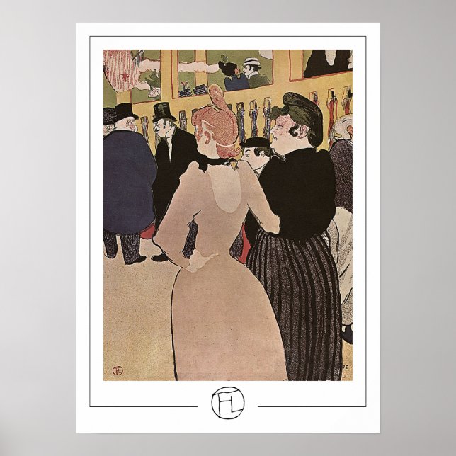 Henri de Toulouse-Lautrec Zedign Art Poster nº 91 (Frente)