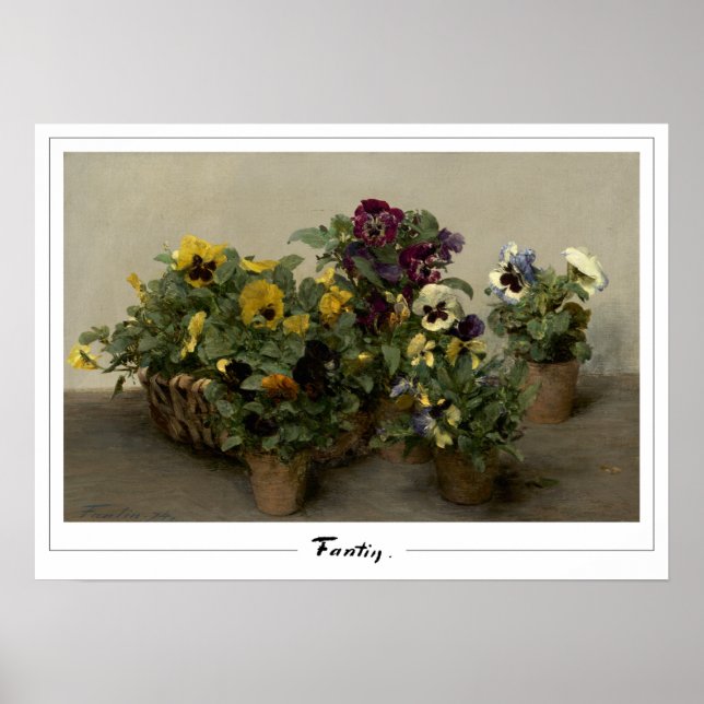 Henri Fantin-Latour Zedign Art Poster #208 (Frente)