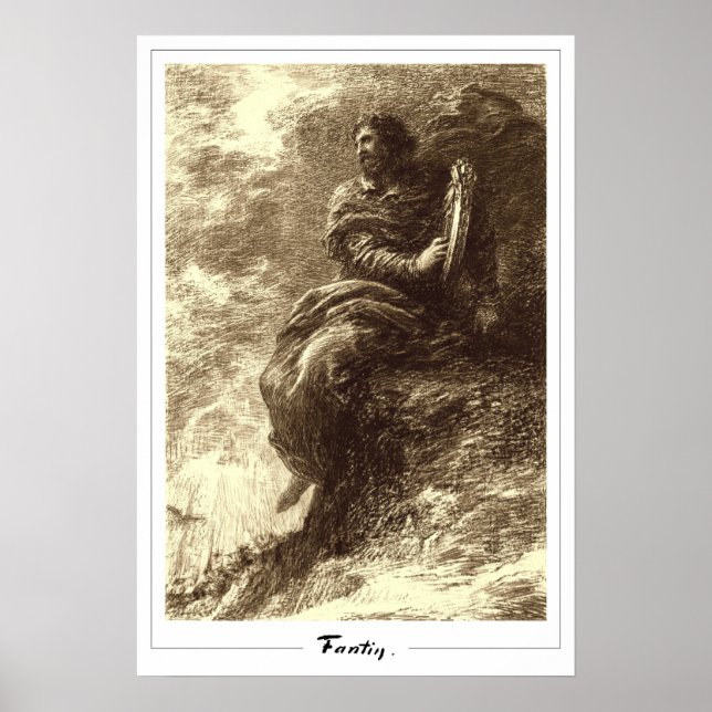 Henri Fantin-Latour Zedign Art Poster #482 (Frente)