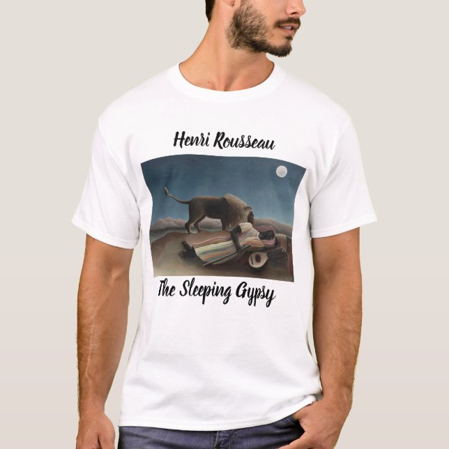 Henri Rousseau é a T-Shirt cigana dormente (Frente)