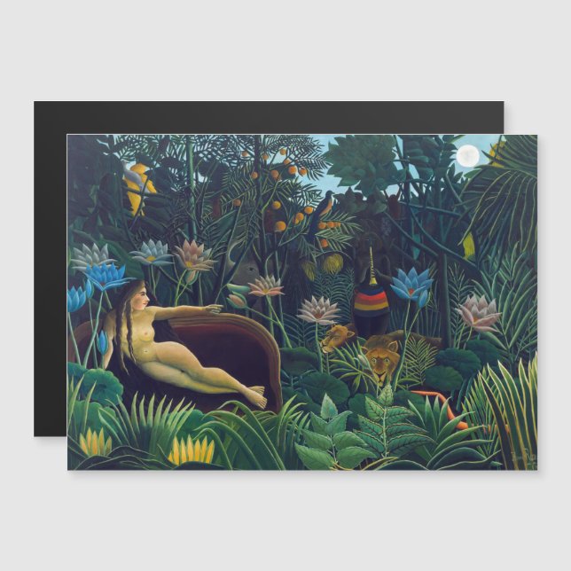 Henri Rousseau - O Sonho / Le Reve (Frente/Verso)