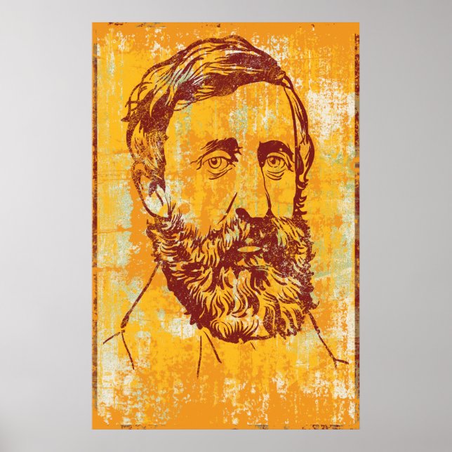 Henry David Thoreau Poster (Frente)