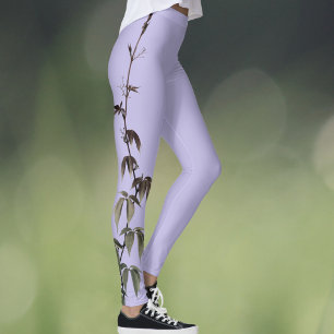 Hera Verde em Leggings Personalizadas Lilás Roxo
