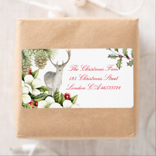 Herança de kerst de etiqueta