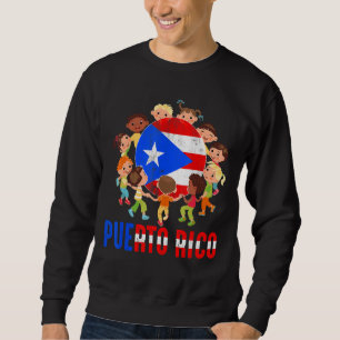 Herança hispânica Mês de Camisa Porto Rico Criança