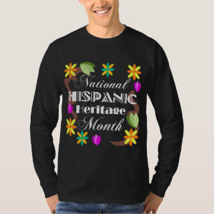 Herança Nacional Hispânica Mês T-Shirt