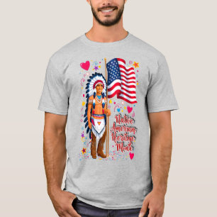Herança Nativa Americana Mês Orgulho 1 T-Shirt
