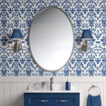 Herança Real - Azul, Branco - Estilo Tradicional