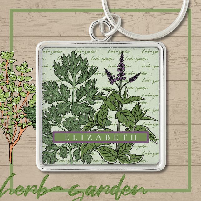 Herb Garden Chaveiro (Herb Garden Key Chain)