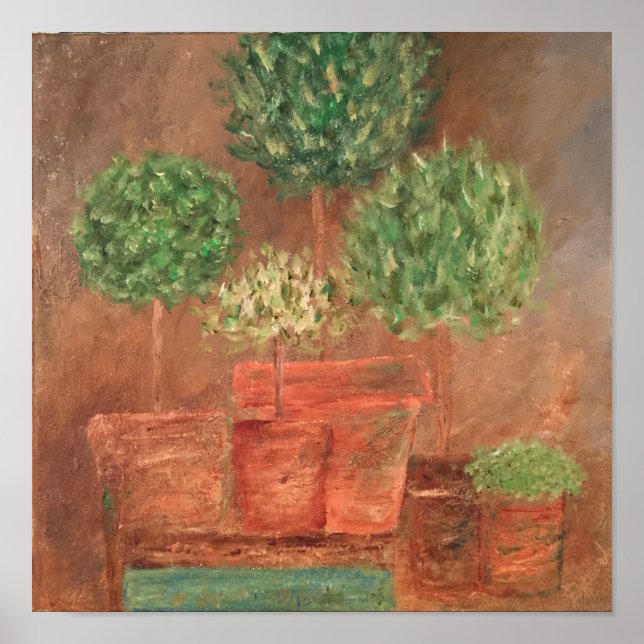 Herb Topiary Art Impressão (Frente)