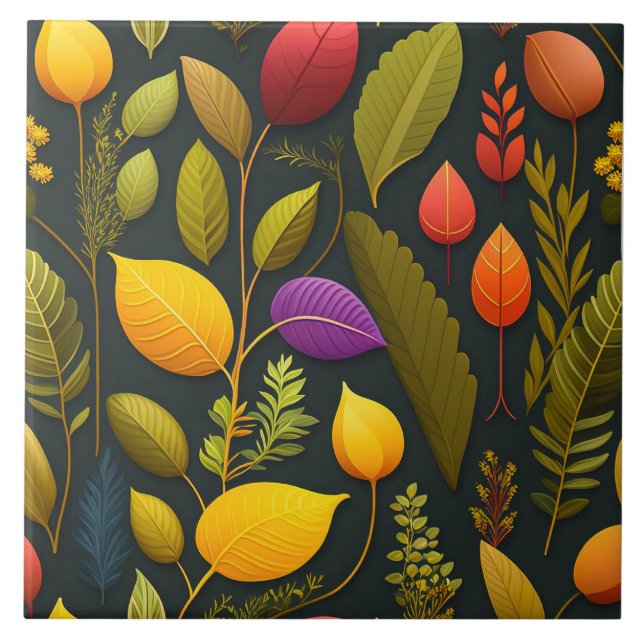 Herbos Design Azulejo cerâmico (Frente)