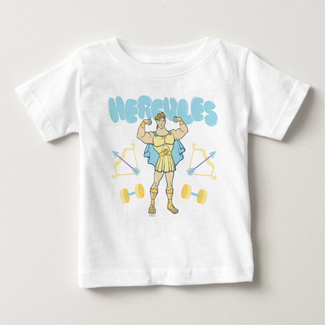 Hercules Arrows and Dumbbells Flex Baby T-Shirt (Frente)