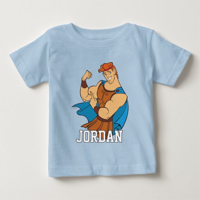 Hercules Bicep Flex Baby T-Shirt (Frente)