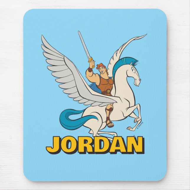 Hercules Riding Pegasus Mouse Pad (Frente)