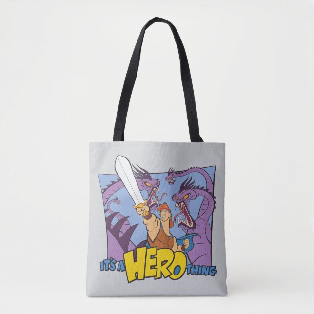 Hercules vs Hydra - It's a HERO Thing Tote Bag (Frente)
