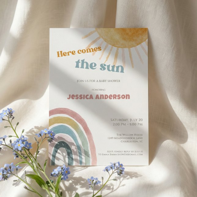 Here Comes the Sun Baby Shower (Criador carregado)