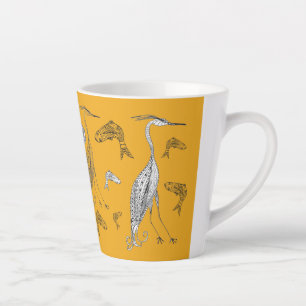 Herões e Peixes 12 oz. Caneca