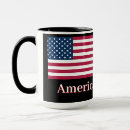 Herói Americano Bandeira Patriótica EUA Caneca Per