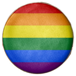 Herói com bandeira do Orgulho LGBT