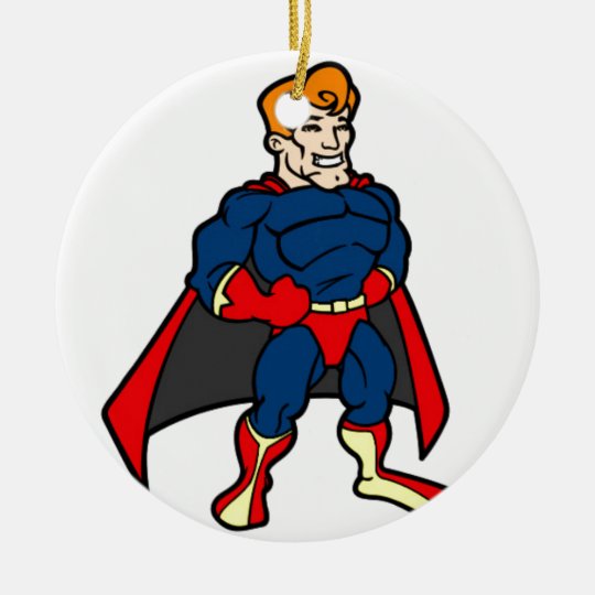 Heroi Ornamento De Cerâmica