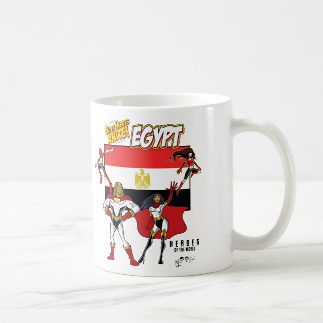 Heróis da caneca de café do mundo - Egipto (Direita)