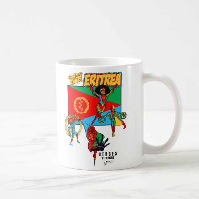 Heróis da caneca de café do mundo - Eritrea (Direita)
