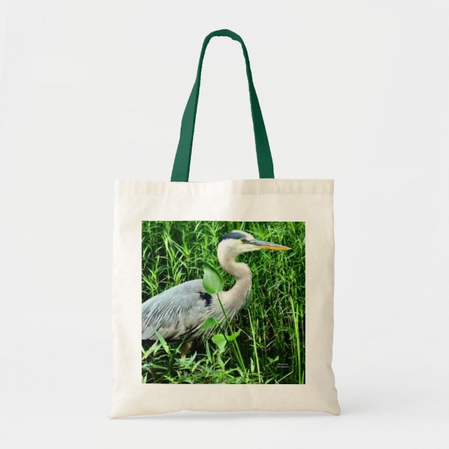 Heron Nas Trilhas Aéreas Bolsa Reutilizáveis (Frente)
