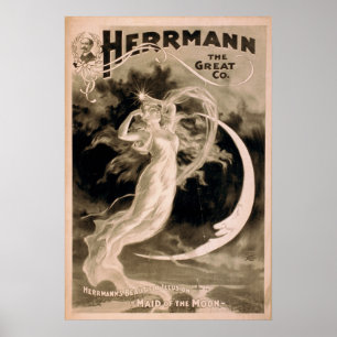 HERRMANN o grande poster do VAUDEVILLE do