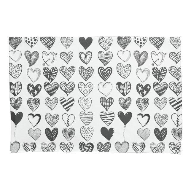 Herzen in Schwarz-Weiß (Frente)