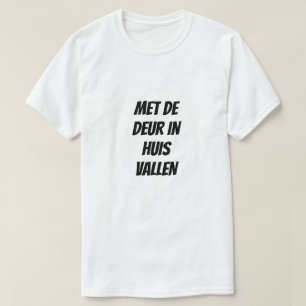 Hetero ao ponto em camiseta holandesa