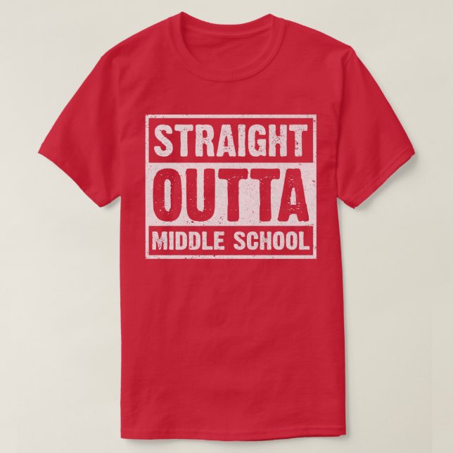 Hetero Fora da Escola Secundária Camisa Premium (Frente do Design)