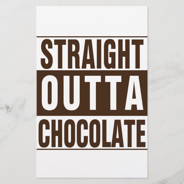 Hetero fora do chocolate marrom (Frente)