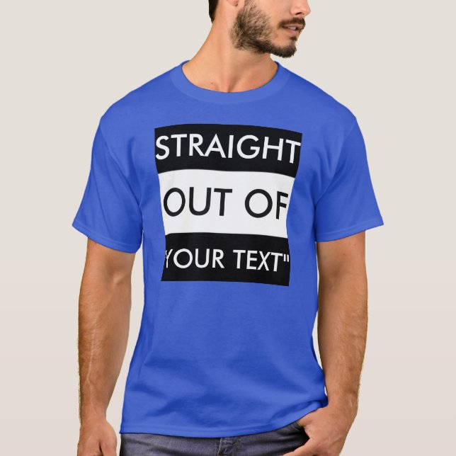 HETERO FORA DO "DO T-SHIRT SEU TEXTO" (Frente)