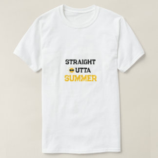 Hetero fora do verão Engraçado de volta à camiseta