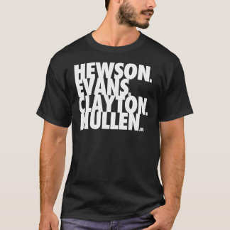 Hewson Evans Clayton e Mullen Classic T-Shirt