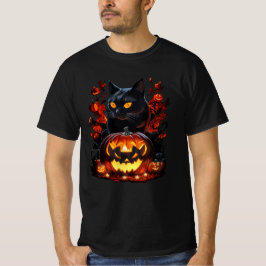 Hex, a camiseta do gato preto de Halloween