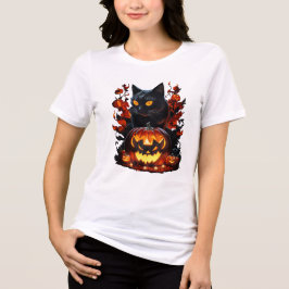 Hex, a camiseta do gato preto de Halloween