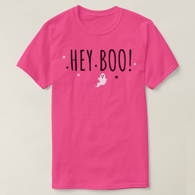 Hey Boo, Cute Spoopy Ghost T-shirt 4579 (Frente do Design)