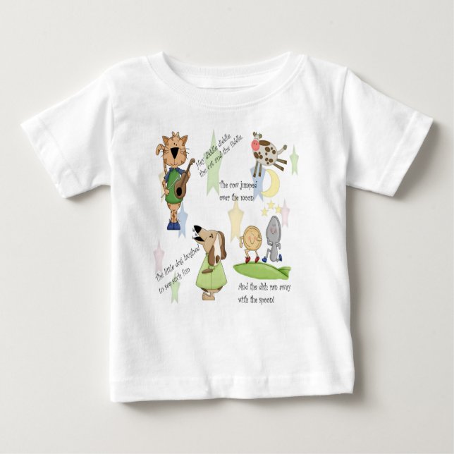 Hey Diddle Diddle - o t-shirt infantil (Frente)
