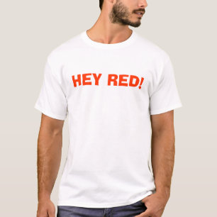 Hey t-shirt vermelho
