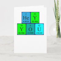 Hey você cartão de aniversário 4