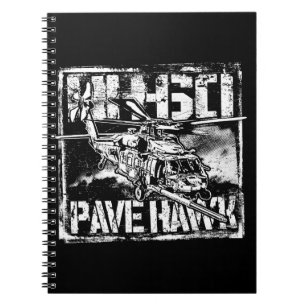 HH-60 pavimentam o caderno espiral da foto do