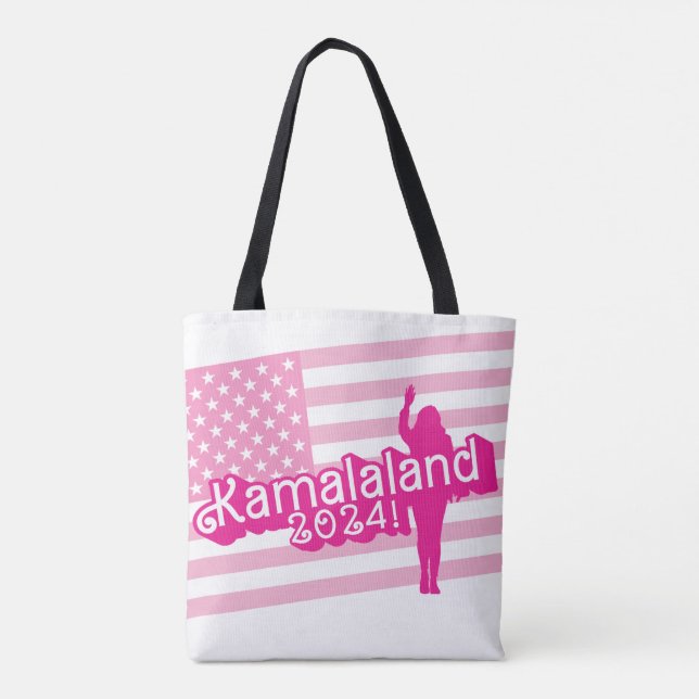 "Hi Kamala" - Bolsa do ombro (sem slogan) (Verso)