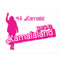 "Hi Kamala" - Poster horizontal (slogan B)