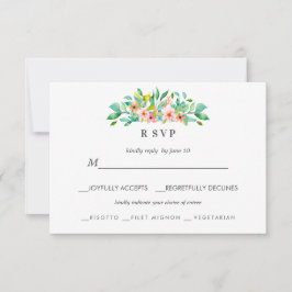 Hibisco Tropical | Escolha de refeição para RSVP d